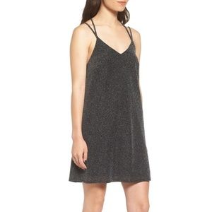 Love, Fire Strappy Sparkle Slipdress